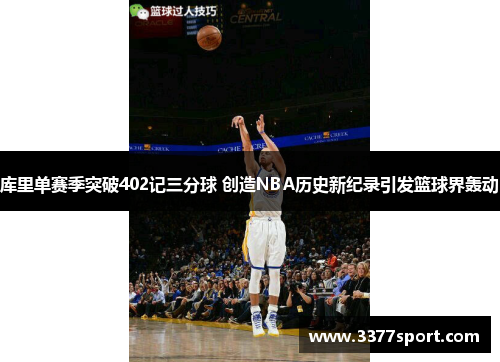 库里单赛季突破402记三分球 创造NBA历史新纪录引发篮球界轰动