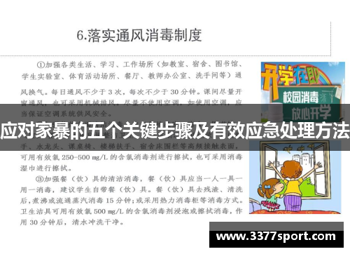 应对家暴的五个关键步骤及有效应急处理方法