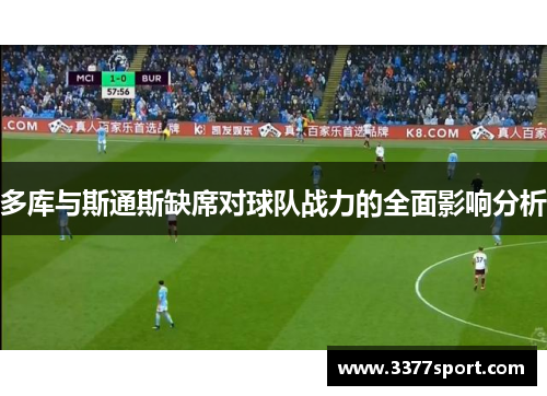 多库与斯通斯缺席对球队战力的全面影响分析
